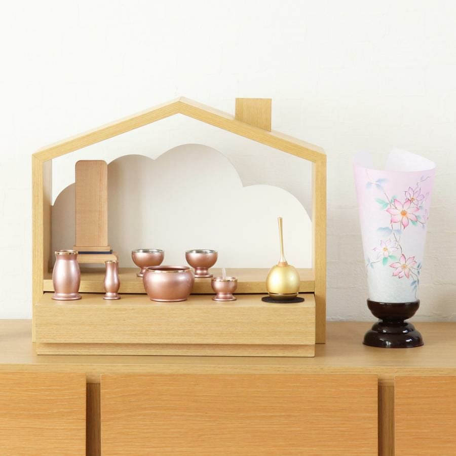 盆提灯 モダン No.2726 和風行灯 優華 回転付き 一対（2個入）ミニ