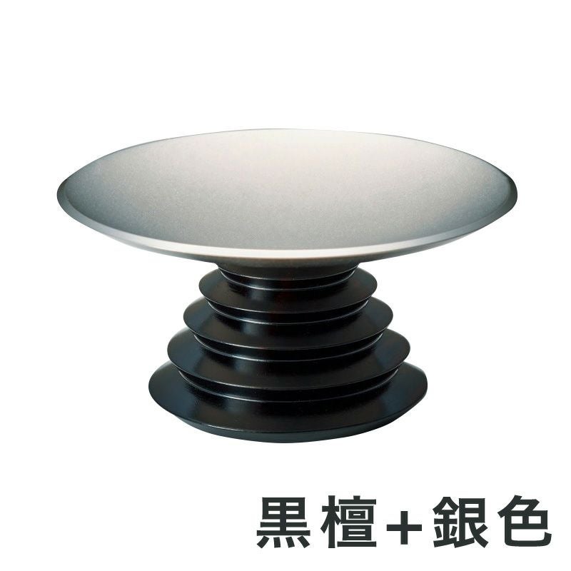 五重供物台 (単品) 供物 皿 飾り お供え物 台 高杯 お盆 高月 丸皿