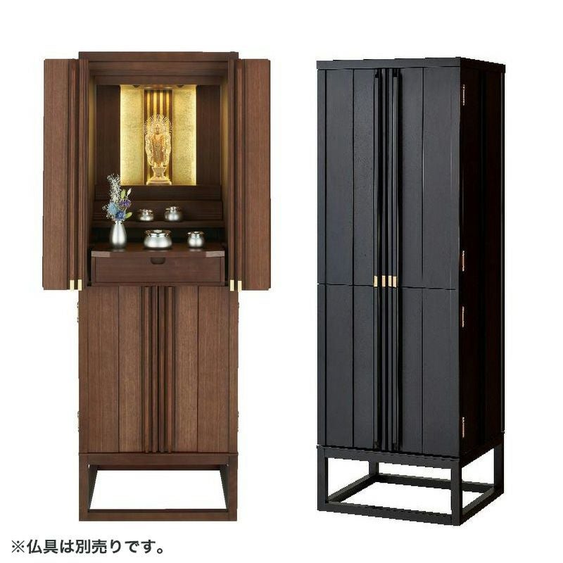 仏壇 モダン仏壇 「彩雅SE」 15×43号 /家具調 床置き仏壇台付き