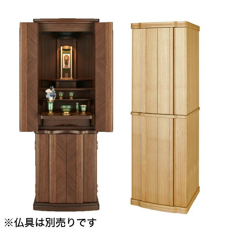 仏壇 モダン仏壇 「彩雅 SE」本黒檀 11×40号 経机付/家具調 床置き仏壇