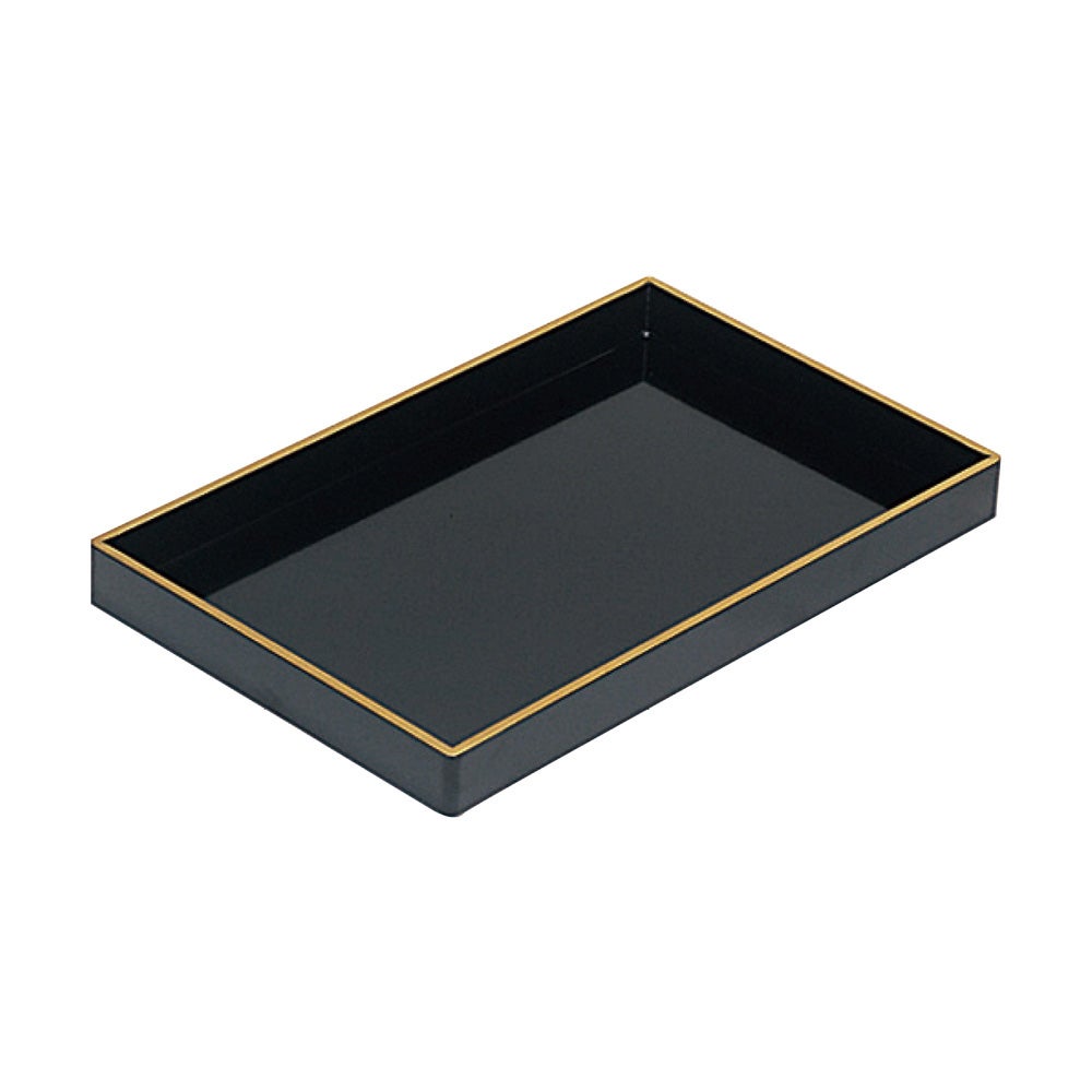 木製焼香盆 1尺 / 黒塗天金 (5931-1000) 日本製 | 仏壇・位牌・神棚の