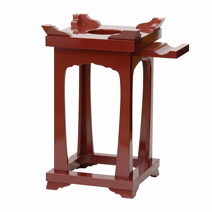 寺院用仏具】角型オリジナルけいす 木魚用背高台 金箔なし 1尺 | 仏壇 寺院用仏具】角型オリジナルけいす 木魚用背高台 金箔なし 1尺 | 仏壇